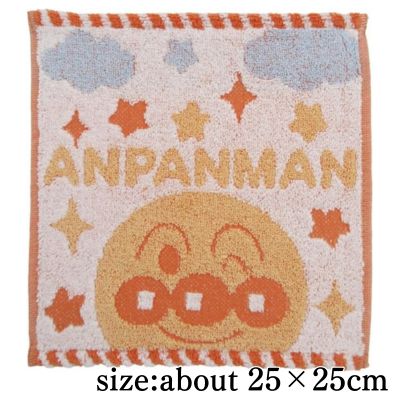 Anpanman Mini Towel/Fluffy Anpanman