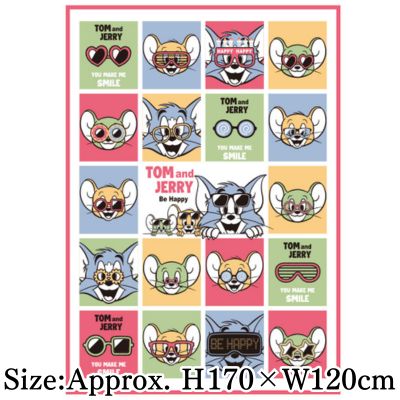 [Pink] Tom and Jerry Fluffy Blanket
