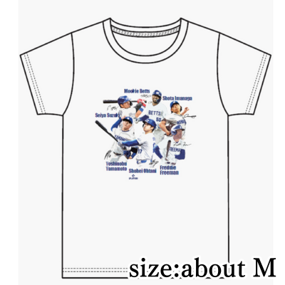[M size] MLB Players T-shirt