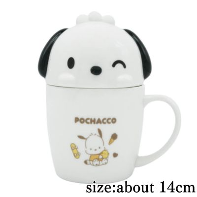 [Pochacco (smiling)] Sanrio Characters Mug with Lid - Pochacco