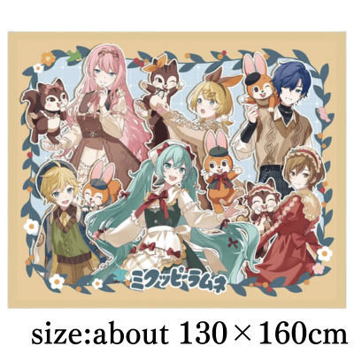 [Life-size art]Mikuppie Ramune Blanket
