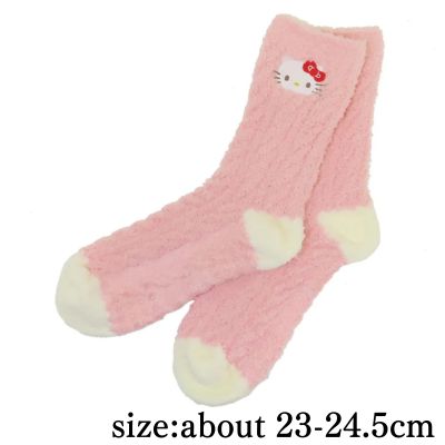 [Hello Kitty] Knitted Boa Socks (23-24.5cm)