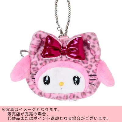 ◇★Winter Fair★【My Melody】Sanrio Gal Cat Face-Shaped Pouch *Direct delivery, delivery date and time cannot be specified