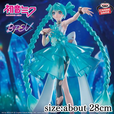 [Get by charging] Hatsune Miku BANPRESTO EVOLVE Clearluxe-EmeraldGem-1 *Box damaged