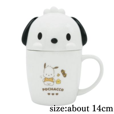 [Get it by charging] Sanrio Characters Mug with Lid - Pochacco - ~Pochacco (Normal)~ *Box damaged