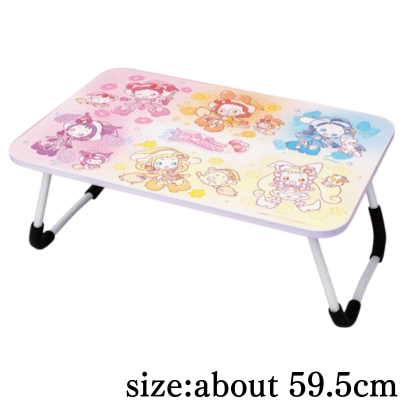 Ojamajo Doremi x Sanrio Characters Folding Table*Box is damaged and opened.