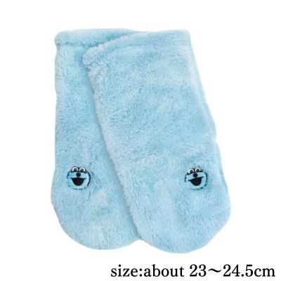 [Blue] Puppet Sunsun Non-Slip Boa Loom Socks ~Sunsun~