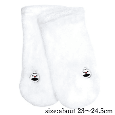 [White] Puppet Sunsun Non-Slip Boa Loom Socks ~NonNon~