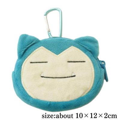 [Snorlax] Mini Pouch with Carabiner, Pokémon