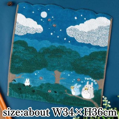 [On a Moonlit Night] Ghibli My Neighbor Totoro Washcloth
