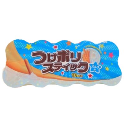 <1 box (10 pieces)> Tsukeboris Stick Milk Flavor [Best before date: 2026/08/28]