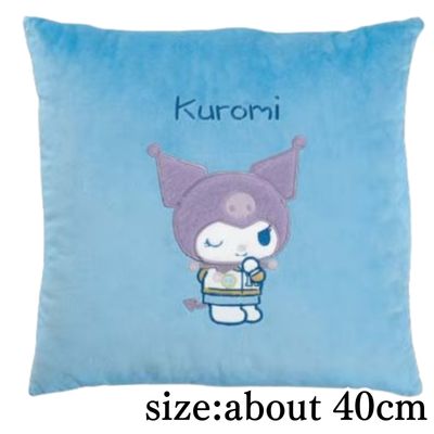 [Kuromi] Sanrio Characters Grayish Hangout Mocotto Cushion 2