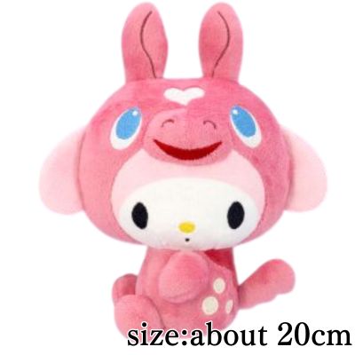 [My Melody] Rody x Sanrio Characters Plush Toy Kuromi and My Melody