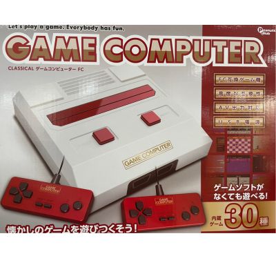 [Get it with a charge] [White] CLASSICAL Game Computer FC4 *Box damaged