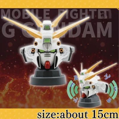 [Get by charging] "Mobile Fighter G Gundam" God Gundam head-shaped speaker *Box damaged