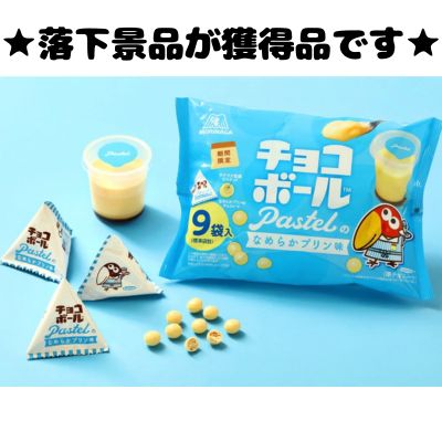 ■Pastel Chocolate Balls - Smooth Pudding Flavor - [Best before: October 2026]