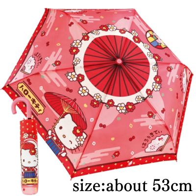 [Hello Kitty] Sanrio Romantic Japanese Pattern Folding Umbrella
