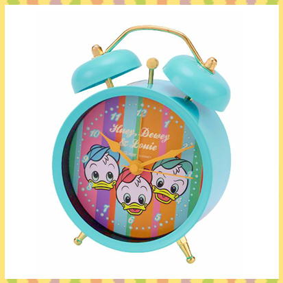 [Get by charging] Disney Alarm Clock ~Disney Retro Pattern (Huey/Dewey/Louie)~