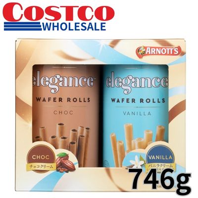 Arnott's Elegance Wafer Roll Chocolate & Vanilla 746g [Best before: 2026/10]