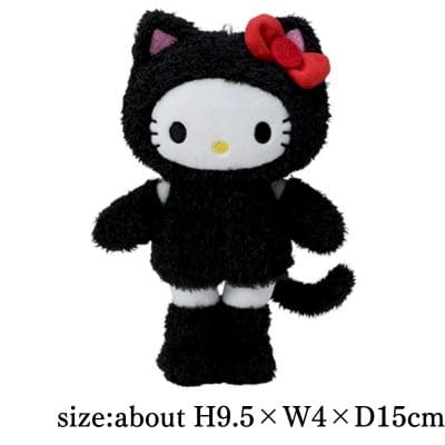 [Black Cat]Hello Kitty Plush Toy Long Legs Ver. (EX)