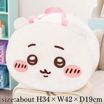 [Get with Charge] [Chiikawa] Chiikawa Face BIG Boston Bag ①