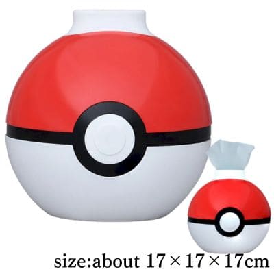 [Get with Charge] Pokémon Platinum Zakka Monster Ball-style design tissue case *Box has damage