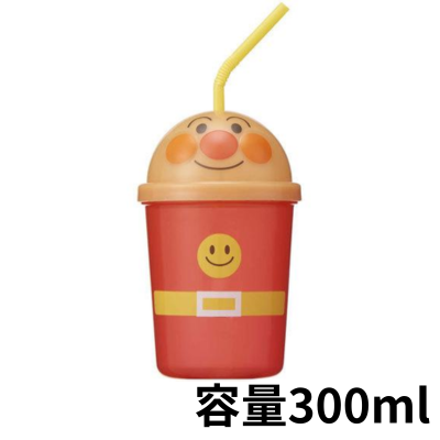 [Anpanman] Anpanman Die-Cut Straw Cup 300ml