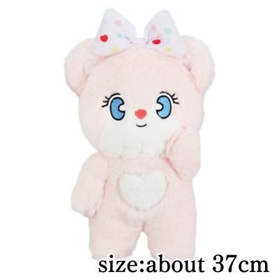 【PINCO】MOMOREI Colorful Heart Ribbon BIG Plush Toy