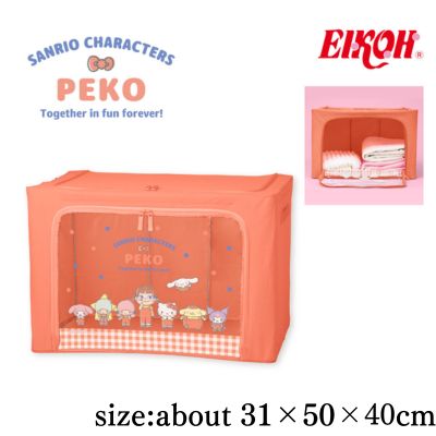 PEKO x Sanrio Characters Windowed Storage Box