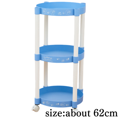 [Blue] Sumikko Gurashi Round 3-Tier Wagon with Casters