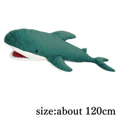 [Blue Gray] Super Big Shark Plush Toy 120cm vol.7