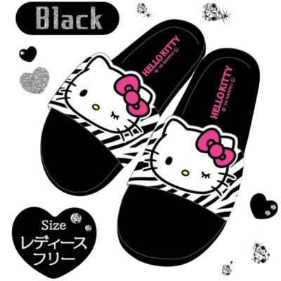 [Black] Hello Kitty Shower Sandals
