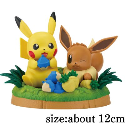 Pokémon Munching Time Figures ~Pikachu & Eevee~