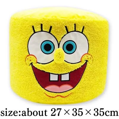 [SpongeBob (Normal)] SpongeBob Round Boa Cushion 2