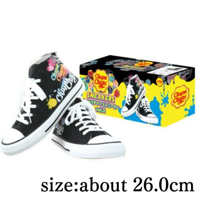 [Get it with a charge] [Black: 24cm] Chupa Chups Sneakers Vol. 2 *Target item