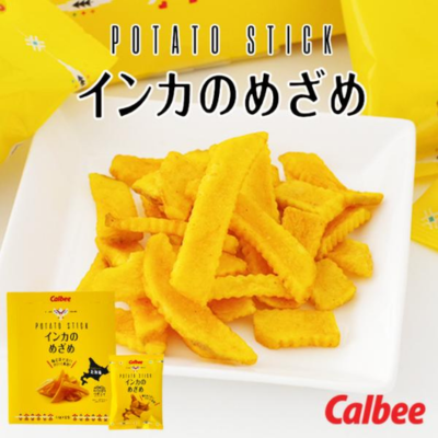 Calbee POTATO STICK Inca no Mezame 17g x 8 bags [Best before: 2026/09/02]