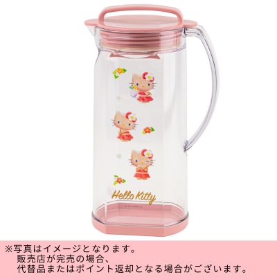 ◇★Limited to the beginning of the month★ [Sunburned Kitty] Hello Kitty Water Pitcher *Direct delivery item, delivery date and time cannot be specified