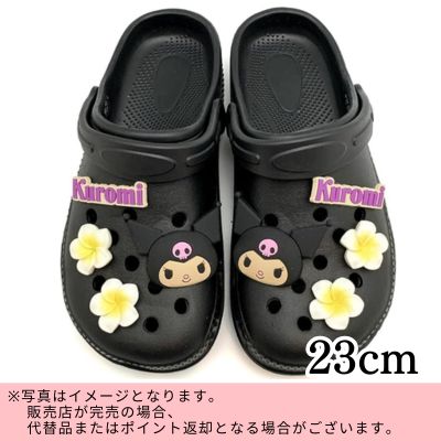 ◇★Limited to the beginning of the month★【23cm】Sanrio Characters Sunburned Kuromi EVA Sandals *Direct shipping item, delivery date and time cannot be specified