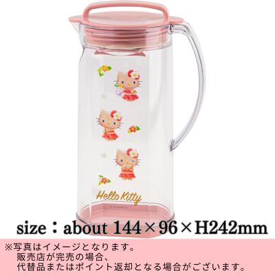 ◇★Beginning of Month Limited★ Hello Kitty Cold Water Pitcher ～Tanned Ver.～　※Shipped at a later date / Delivery date & time cannot be specified