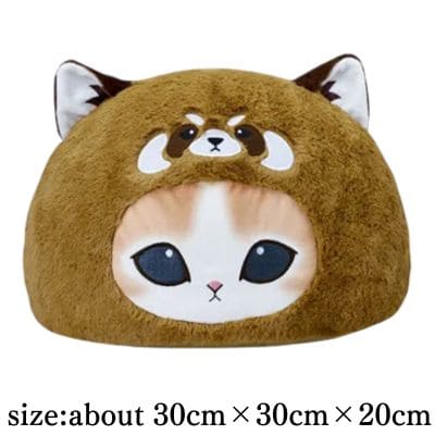 [Red Panda Cat] mofusand [PM] Dome Cushion “Red Panda Cat & Panda Cat”