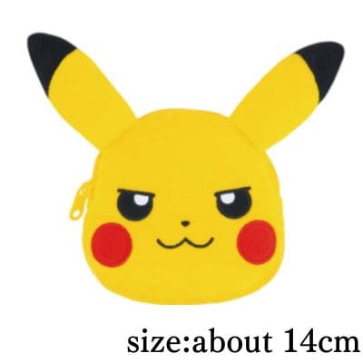 [A: Pikachu] Pokémon Various Expressions Face-Shaped Mini Pouch ~Pikachu~