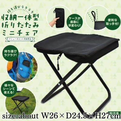 Foldable miniature with integrated storage