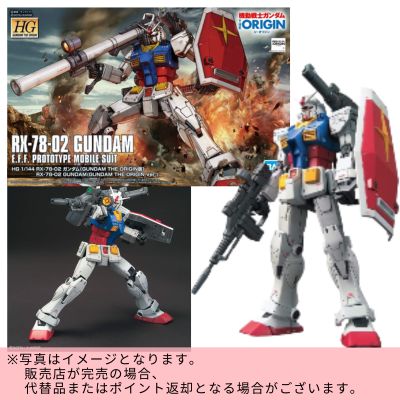 ◇★Early Month Exclusive★ HG Mobile Suit Gundam: The Origin - RX-78-02 Gundam　※Shipped at a later date / Delivery date & time cannot be specified