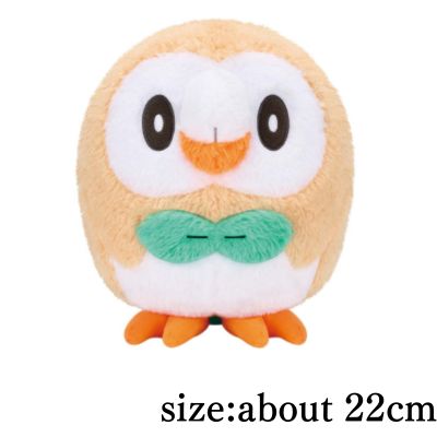 [Rowlet] Pokémon "Mofugutto" Heartwarming & Soothing Plush Toy — Skitty & Rowlet —