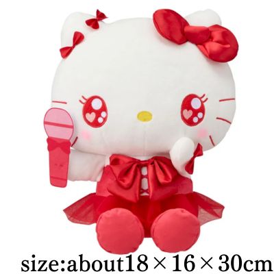 Yurukawa Sanrio Characters L Plush – Hello Kitty – Stand Up Dream!  🇰🇷 한국어