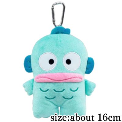 [Hangyodon] Sanrio Characters Standard Plush Pass Case with Retractable Reel