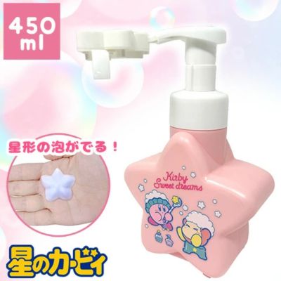 【핑크】별의 커비 디스펜서 거품 타입