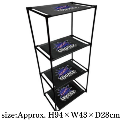 【Get with Recharge】[Color] Juggler 3-Tier Storage Rack※Target Item・Box Damage