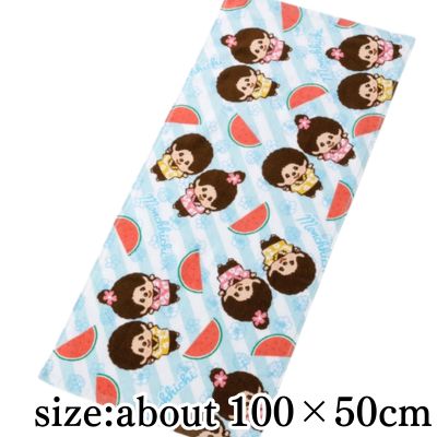[Watermelon] Monchhichi Mini Bath Towel