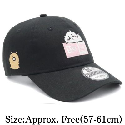 ◇ [Black] New Era 9TWENTY Chiikawa Collaboration Cap *Direct shipment; delivery date/time cannot be specified.
